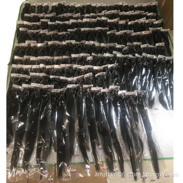 Raw Indian Virgin Cuticle Aligned Human Hair Bundles Double Weft Extension Cheap Price 10A Grade Unprocessed Human Hair For Sale